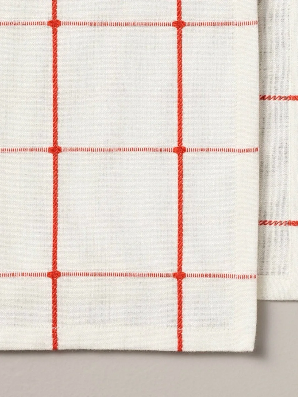 4pc Hearth & Hand Magnolia Poppy Gingham Napkin Set